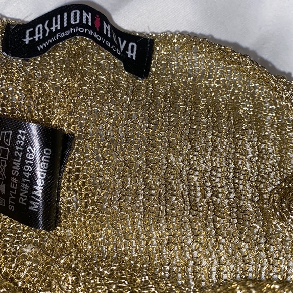 Gold Crop top - Picture 3 of 3